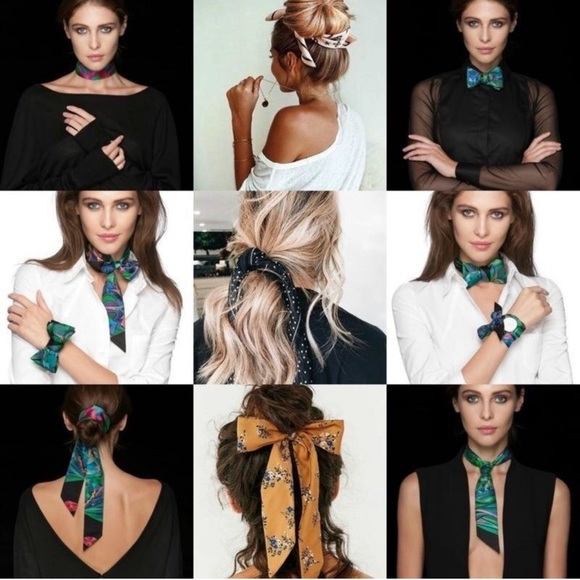 Authentic NEW Hermes twilly silk scarf - Picture 16 of 16